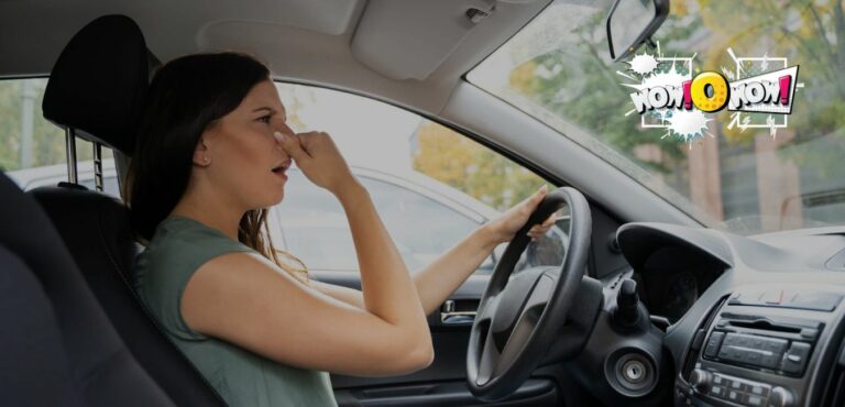 how to get rid of burning oil smell in car